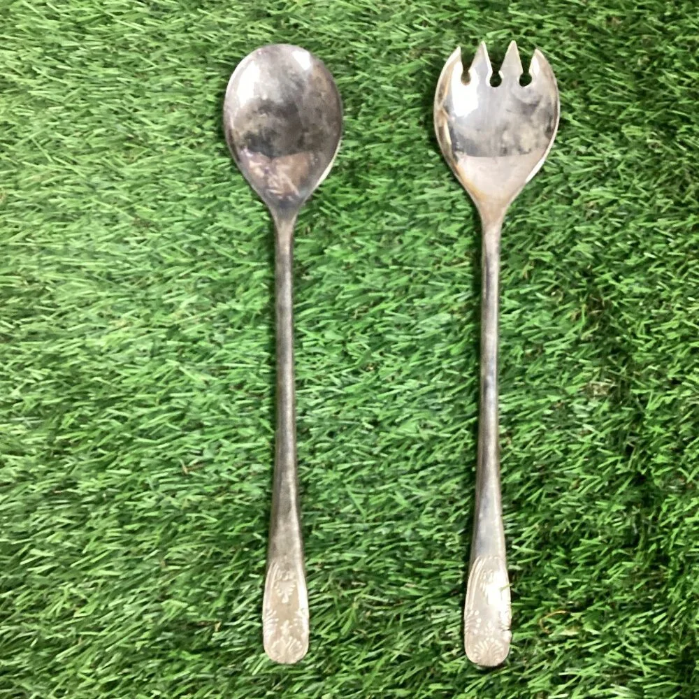 Vintage salad servers